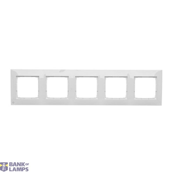 Triple frame for plasterboard boxes, antibacterial white image 1