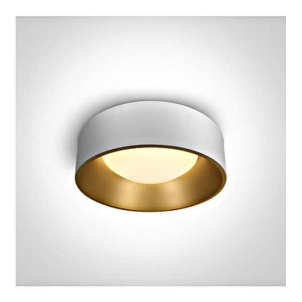 67452/W/V WHITE PLAFO 35W CCTV IP20 230V DARK LIGHT image 1