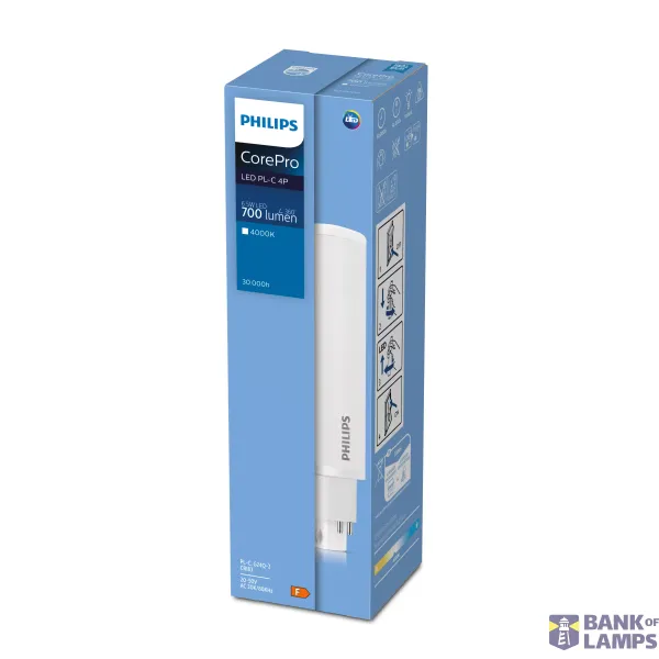 LED, PL-C, 116 mm, 5.5 W, 13W PL-C, 3000 K, 4000 K, 6500 K, 680 lm, 715 lm, 680 lm, CRI 80, 30000 hour(s) image 5