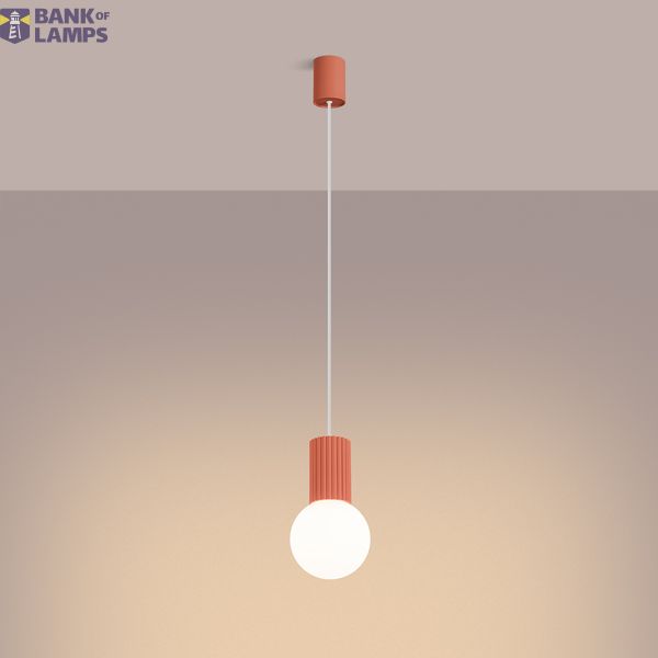 Pendant lamp HALO 1 peach image 6