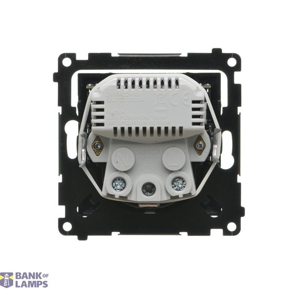Computer socket RJ45 category 5e + telephone socket RJ11, (module), Simon 24, IP20/IP44, champagne matt image 1