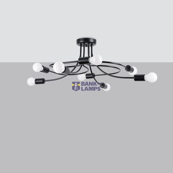 Chandelier LEVAR 8 black image 7