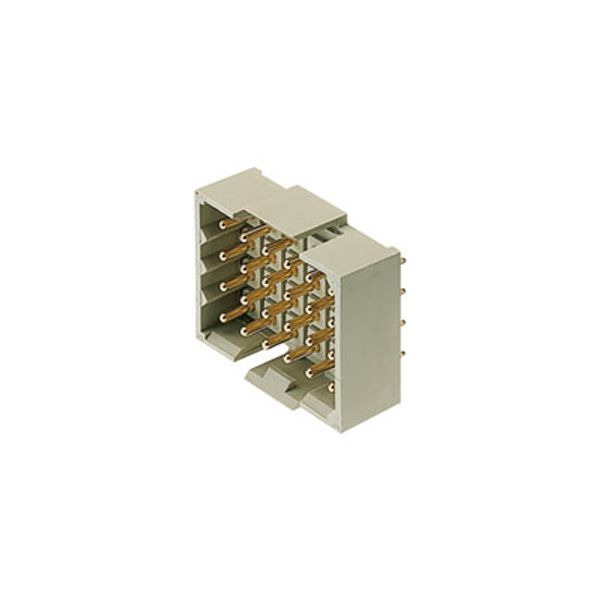 PCB plug-in connector, male header, closed side, THT solder connection, 5.00 mm, Number of poles: 12, 180°, Solder pin length (l): 3.2 mm, tinned, Pebble grey, Box image 1