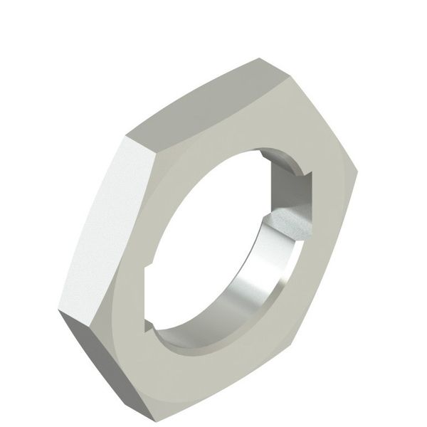 Hexagonal threaded nut image 1