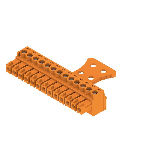 PCB plug-in connector, female plug, 3.81 mm, Number of poles: 13, 180°, Clamping yoke connection, Clamping range, max. : 1.5 mm², Box image 4