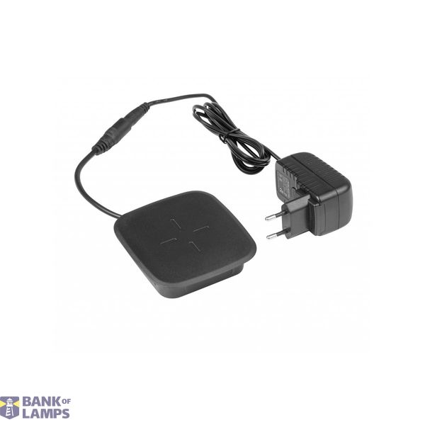 SQUARE 10W Induction Charger with 9V 2A Power Supply, Black image 1