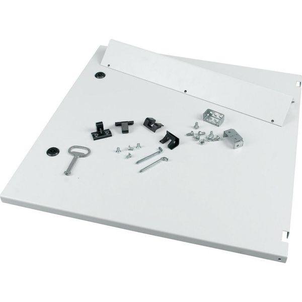 XMW3006CDC-B Front plate/door, below, H=750mm, IP55, grey image 3