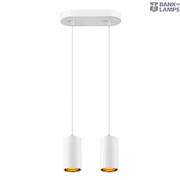 ASTO TUBE, pendant light, GU10, pendant length 250 cm, 2x max. 10 W, white image 5