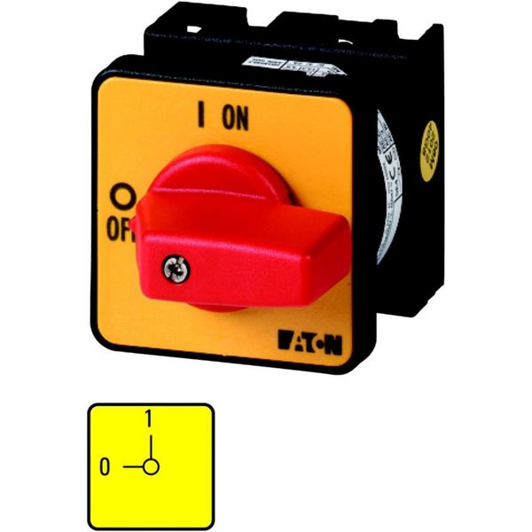 T0-2-10/E-RT On-Off switch, 3 pole + N, 20 A, Emergency-Stop function, 90 °, flush mounting image 6