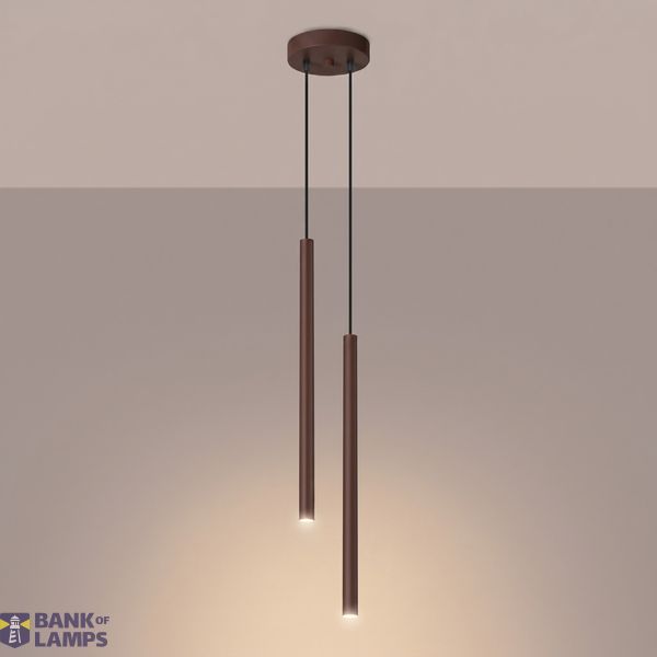 Pendant lamp PASTELO 2 brown image 4