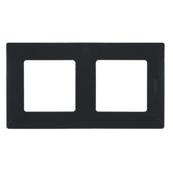 Niloé plate 2 positions - Onyx image 1