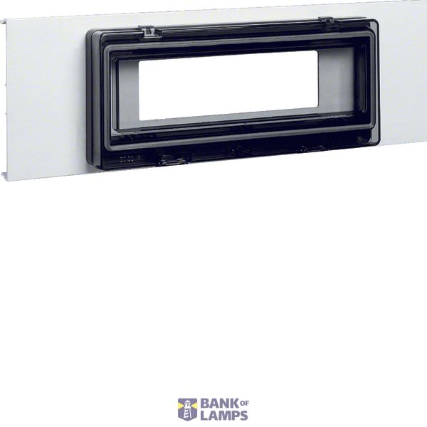 Pre-cut lid AEE 9gang,BR70172,pure white image 1