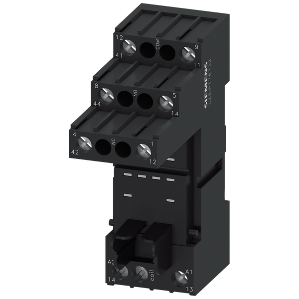 Plug-in base for PT relay 2 CO image 1