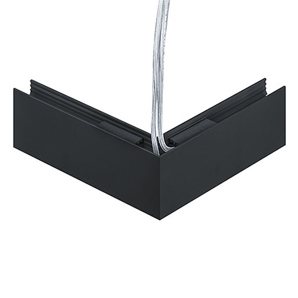 SUP2 TRACK H ELEC-FEED CON 48V 90° BK - Angle connector 90° (electrical) image 1