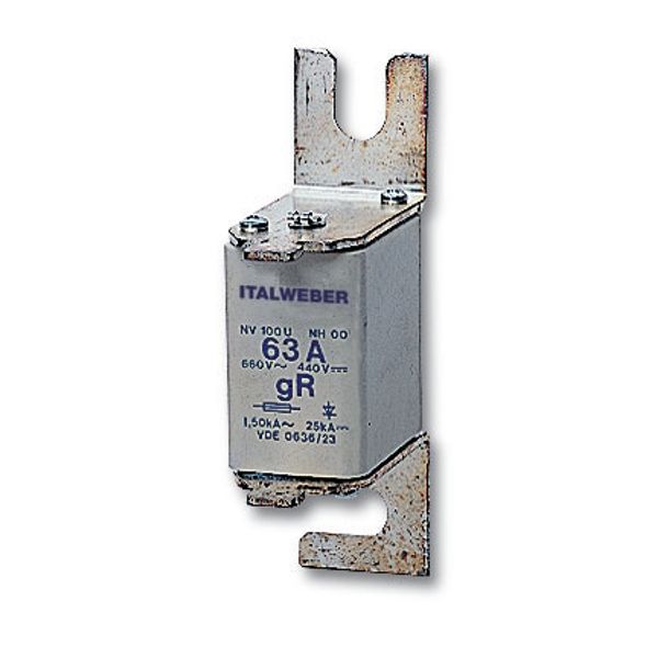NHL00 gR 100A 690V fuse image 1