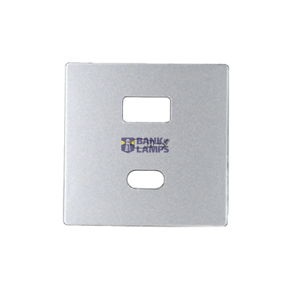 Cover for USB charger A+C type, aluminum image 1
