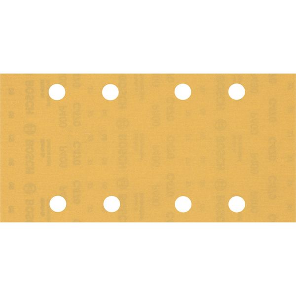 EXPERT C47 Sandpaper with 8 holes for Orbital Sanders 93 x 186 mm, G 4 1-pc image 1