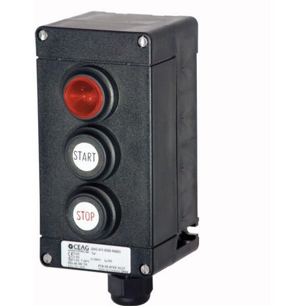 T0-1-8214/I1 Changeoverswitches, T0, 20 A, surface mounting, 1 contact unit(s), Contacts: 2, 45 °, momentary, With 0 (Off) position, with spring-return from both d image 664