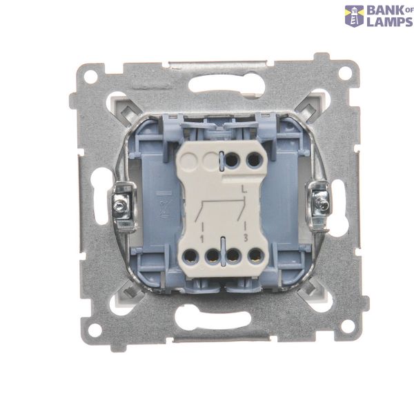 Quadruple frame, anthracite, metalic image 1