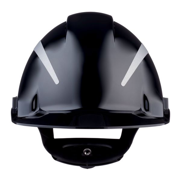 3M™ Hard Hat, Uvicator, Ratchet, Ventilated, Reflective, Plastic Sweat image 1