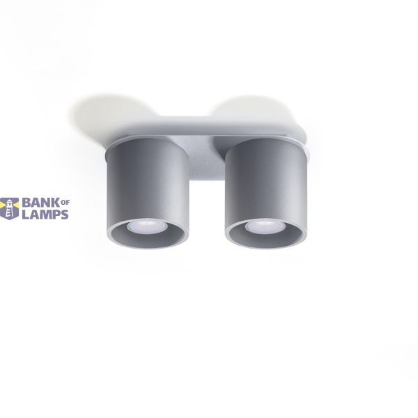 SPOT ORBIS 2 GREY GU10 2X40W IP20 image 4