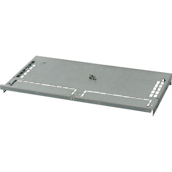 XP2N4F-MCB06 Partition, 2xNZM4 component mounting area/cable connection area, fixed mounted design, main busbar back, W=600mm image 3