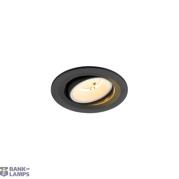 NUMINOS© MOVE S recessed CL 3000K 55ø IP20 round bl/wh image 1
