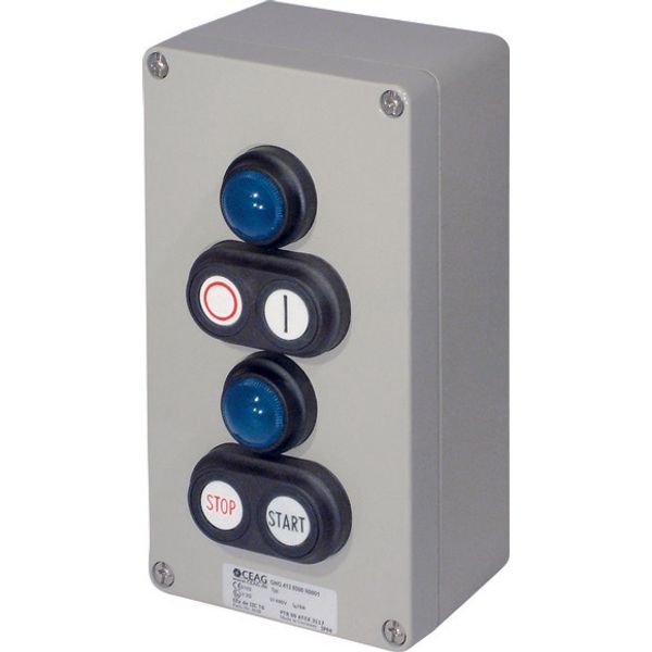 T0-1-8214/I1 Changeoverswitches, T0, 20 A, surface mounting, 1 contact unit(s), Contacts: 2, 45 °, momentary, With 0 (Off) position, with spring-return from both d image 477