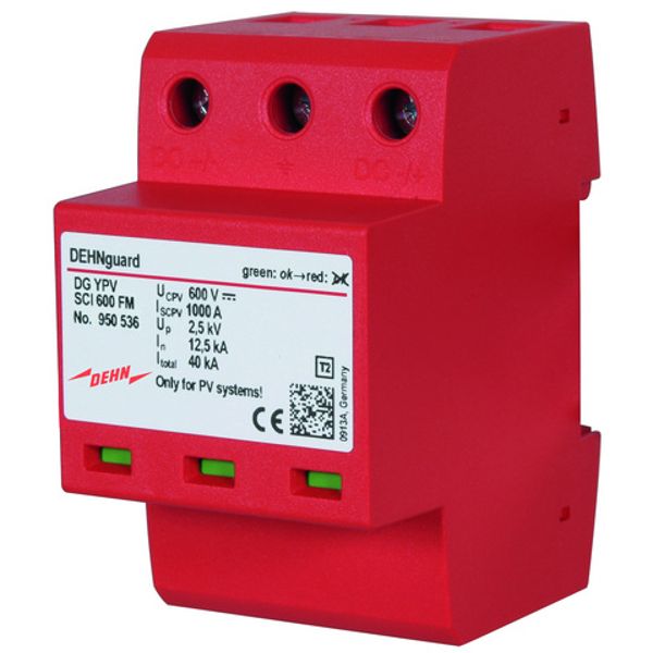 Surge arrester Type 2 DEHNguard M multi- pole f. PV systems up to 600V image 1