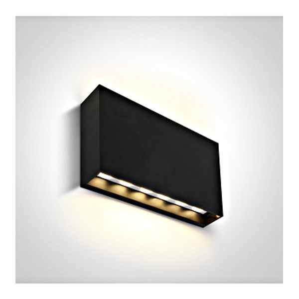 67472/AN/V ANTHRACITE WALL LIGHT 2x6W CCTV IP65 230V image 1