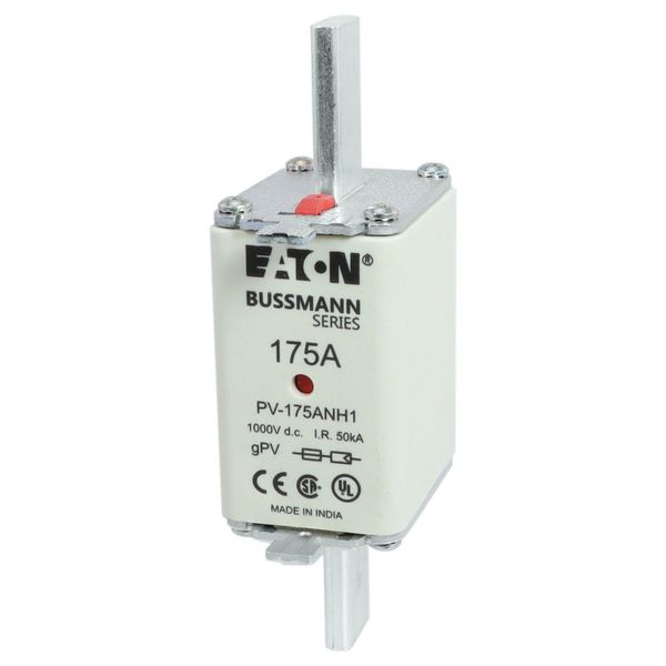 Fuse-link, high speed, 175 A, DC 1000 V, NH1, gPV, UL PV, UL, IEC, dual indicator image 5