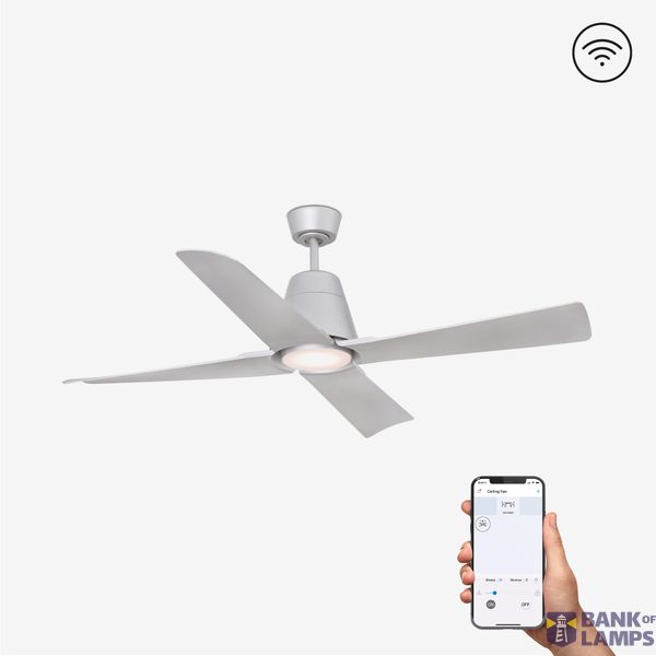 TYPHOON Ø130 DC GRAY 4 BLADES 19W 3000K W/R image 2