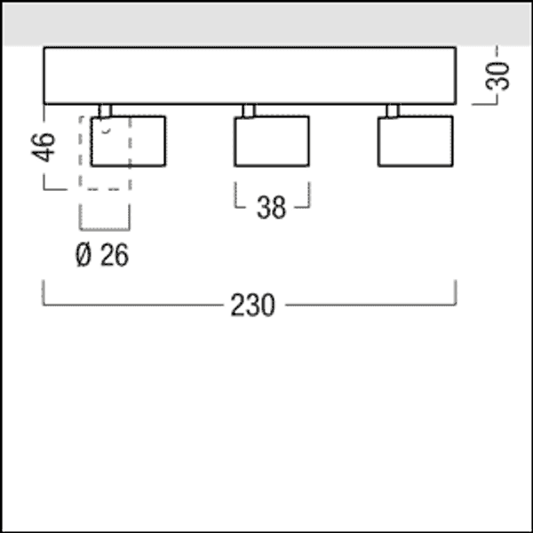 SUP2 S 3/LED350-940 FL DIM BK - LED accent spot image 3
