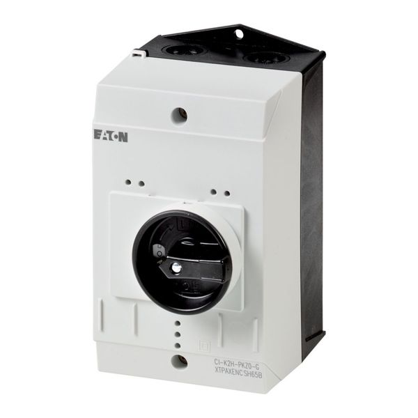 +CI-PKZ0-G Insulated enclosure, +rotary handle, black/grey image 2