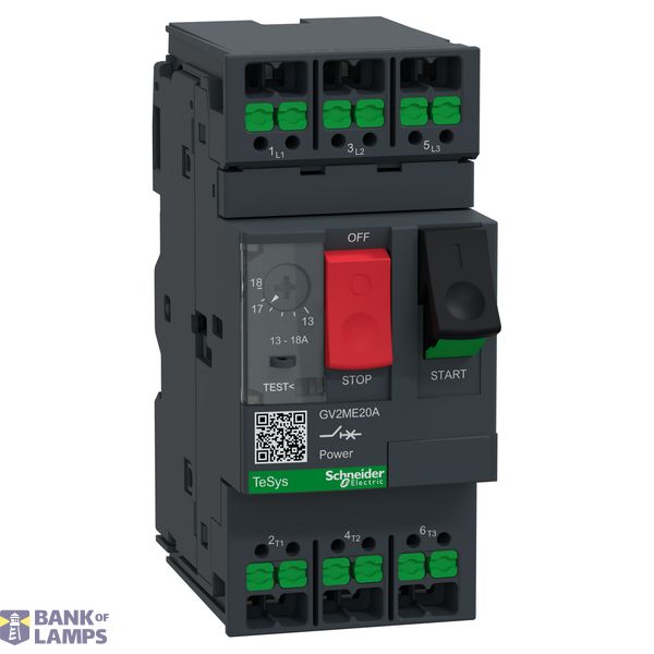 Tesys MOTOR CB TH-MAG 18A PB Snap-in image 2