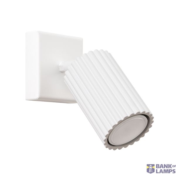 SINGLE WALL LAMP CARBON WHITE WITH MOVABLE LAMP FOR GU10 image 2