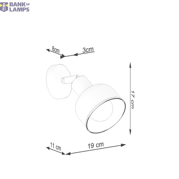 Wall lamp ELBA white image 7