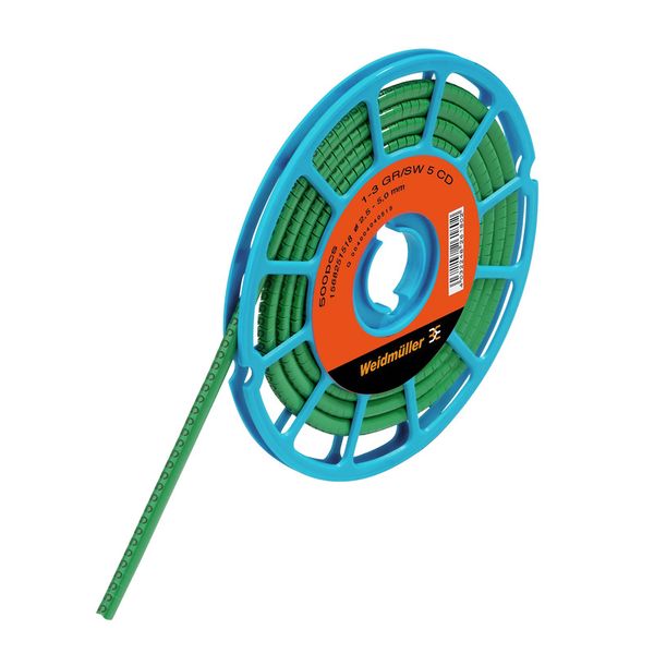 CableLine, Conductor and cable markers, 2.5 - 5 mm, 3 x 4.2 mm, green image 2