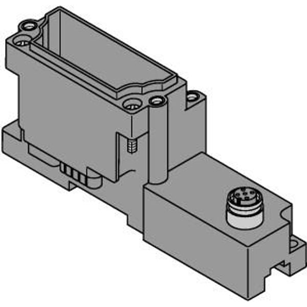 BL67 base module 1 × M12 Connector, 8-pin   BL67-B-1M12-8 image 1