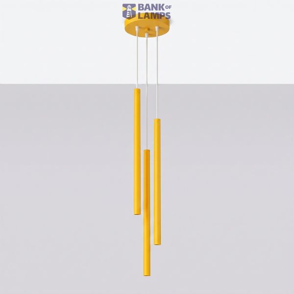 Pendant lamp PASTELO 3P yellow image 8