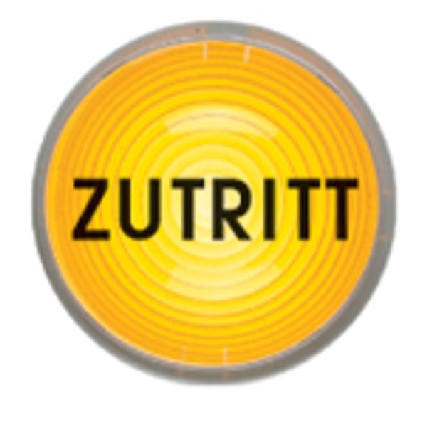 Adhesive sticker "ZUTRITT" image 1
