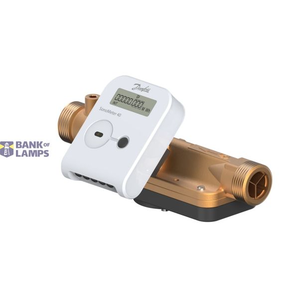 Energy meters, SonoMeter 40, 25 mm, qp [m³/h]: 6.0, Heating and cooling, battery 2 x AA-cell, Radio 868 MHz OMS, No interface module image 1