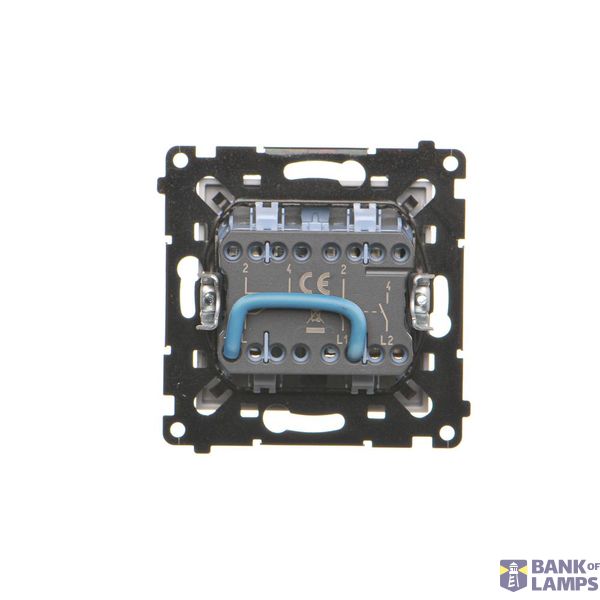 Single equipotential socket, (module), Simon 24, IP20, champagne matt image 1
