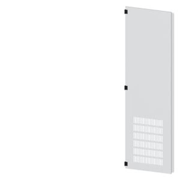 SIVACON, door half, left, with ventilation openings, IP20, H: 2200 mm, W: 600 mm, RAL image 2