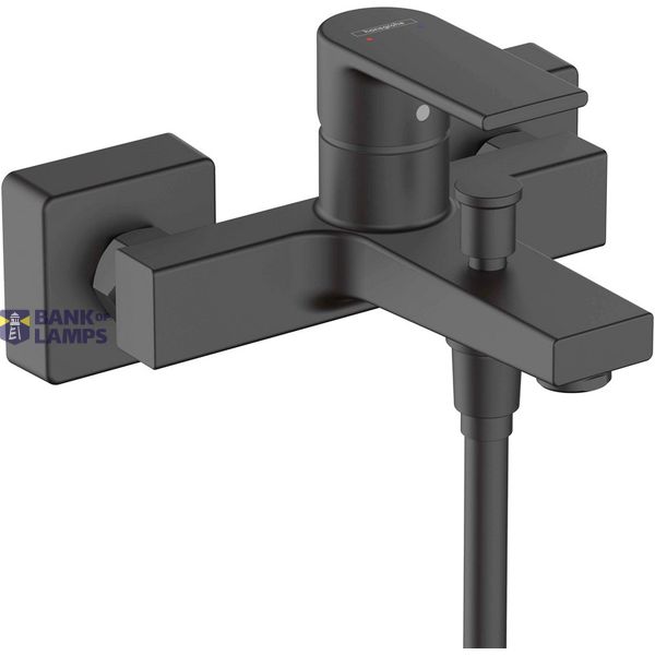 Vernis Shape bath mixer, matte black image 1