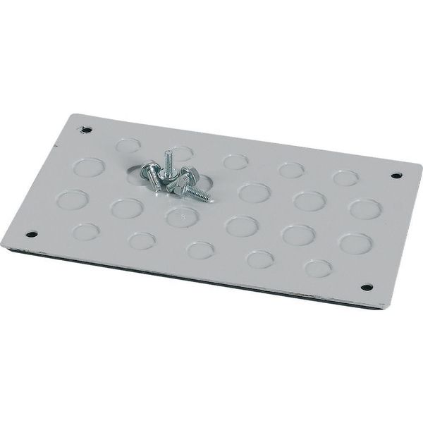 F3A-XP-M20/16 Flange plate,  IP66, metal, 12xM20 + 10xM16 image 5