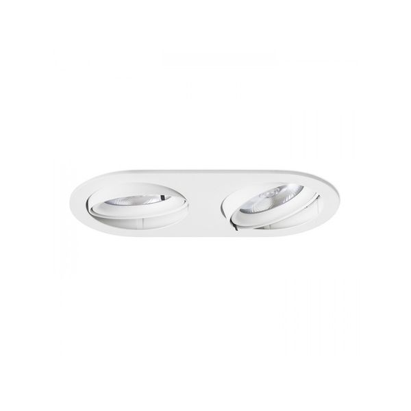 ZIZI II recessed white 230V LED G53 15W image 1
