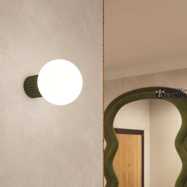 Wall lamp HALO olive green IP44 image 12