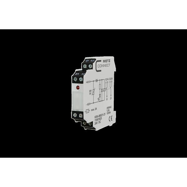 KRA-M8/21-21, 2 changeover contacts, 24 V DC image 2