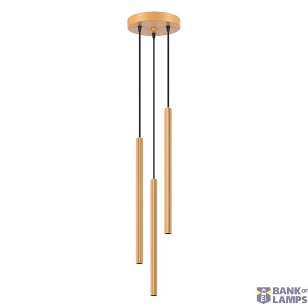 Pendant lamp ARCHE 3P gold image 2